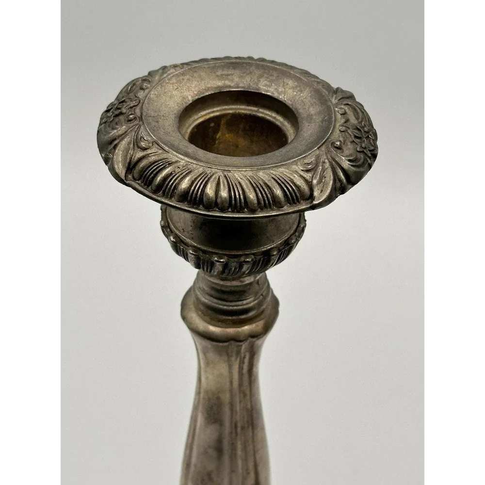Vintage Godinger Silver Plated Candlestick Holders - Set of 2